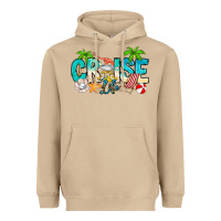 Mushroom Cruise Life Heavyweight Hoodie - CowhideDigitalArt
