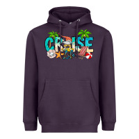Plum Cruise Life Heavyweight Hoodie - CowhideDigitalArt