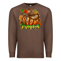 Chestnut Hello Pumpkin Premium Sweatshirt - CowhideDigitalArt