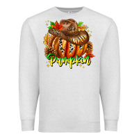 Oatmeal Heather Hello Pumpkin Premium Sweatshirt - CowhideDigitalArt