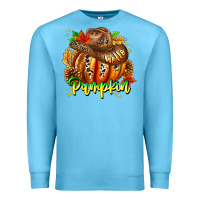 Ocean Blue Hello Pumpkin Premium Sweatshirt - CowhideDigitalArt