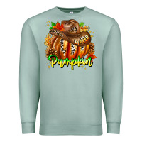 Seafoam Hello Pumpkin Premium Sweatshirt - CowhideDigitalArt