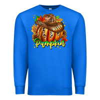 True Royal Hello Pumpkin Premium Sweatshirt - CowhideDigitalArt