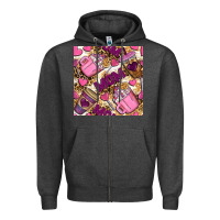 Charcoal Heather mom coffee cups with leopard seamless pattern bbs Zipper Hoodie - BundleAndBundleShop