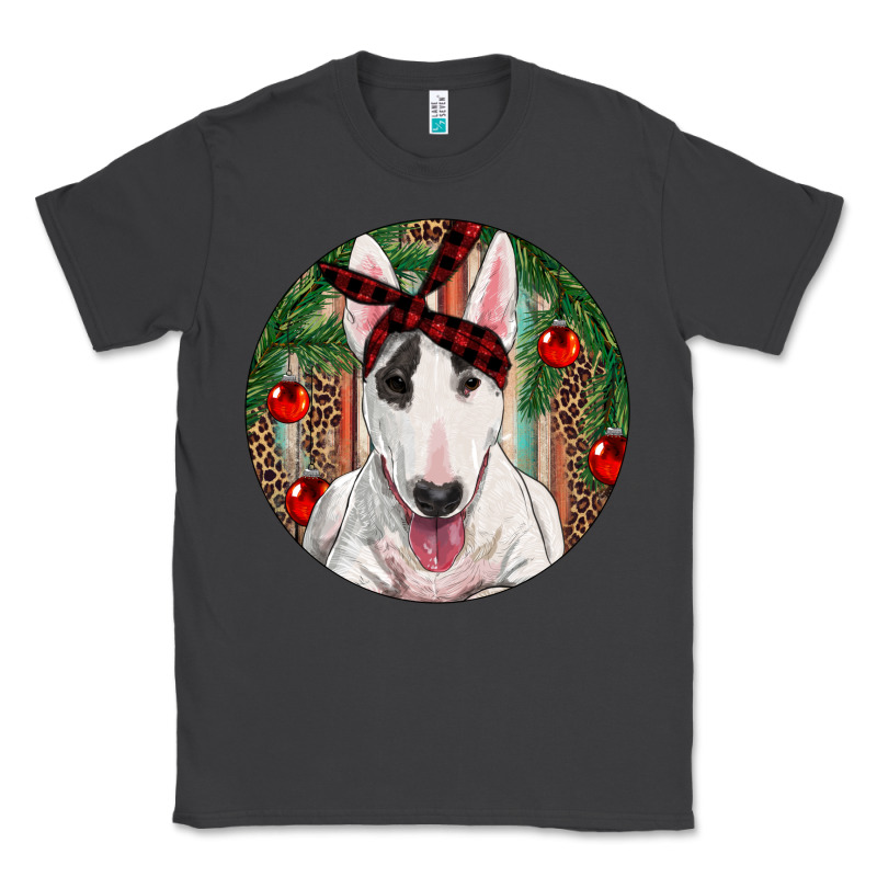 Christmas Bull Terrier Classic Tee by RanaPortraitStore | Teevron