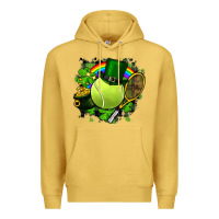 Antique Gold St. Patrick's Day Tennis Premium Hoodie - FaDigitalArtStudio