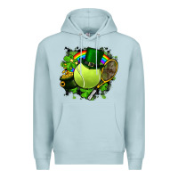 Blue Mist St. Patrick's Day Tennis Premium Hoodie - FaDigitalArtStudio