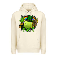 Sandshell St. Patrick's Day Tennis Premium Hoodie - FaDigitalArtStudio