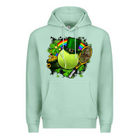 Seafoam St. Patrick's Day Tennis Premium Hoodie - FaDigitalArtStudio