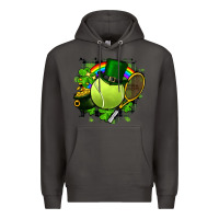 Smoke St. Patrick's Day Tennis Premium Hoodie - FaDigitalArtStudio
