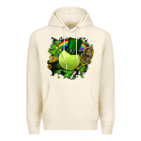 Tofu St. Patrick's Day Tennis Premium Hoodie - FaDigitalArtStudio