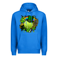True Royal St. Patrick's Day Tennis Premium Hoodie - FaDigitalArtStudio