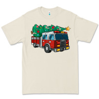 Bone christmas fire truck Premium Tee - MaliasSmallBusiness