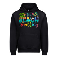 Black the beach is calling Urban Hoodie - Artiststas