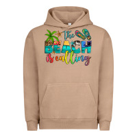 Pigment Burro the beach is calling Urban Hoodie - Artiststas