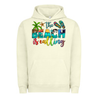 Pigment Pistachio the beach is calling Urban Hoodie - Artiststas