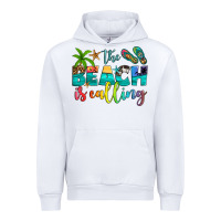 White the beach is calling Urban Hoodie - Artiststas