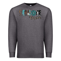 Charcoal Heather senior mom Premium Sweatshirt - CowhideDigitalArt