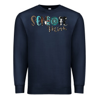 Navy senior mom Premium Sweatshirt - CowhideDigitalArt