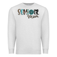 Oatmeal Heather senior mom Premium Sweatshirt - CowhideDigitalArt