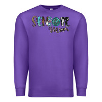 Purple senior mom Premium Sweatshirt - CowhideDigitalArt