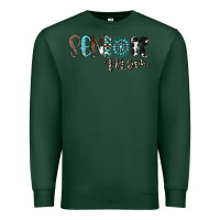 Sports Green senior mom Premium Sweatshirt - CowhideDigitalArt