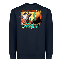 Navy Not today Heifer Heavyweight Sweatshirt - HowdyJamesFarm