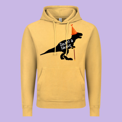 Seven A Saurus Vintage Hoodie Designed By Bettercallsaul