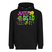 Black Just Bead it Heavyweight Hoodie - CowhideDigitalArt