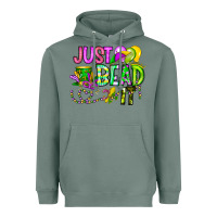 Sage Just Bead it Heavyweight Hoodie - CowhideDigitalArt