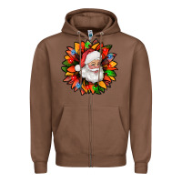 Chestnut santa claus with sunflower christmas bbs Zipper Hoodie - BundleAndBundleShop