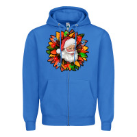 True Royal santa claus with sunflower christmas bbs Zipper Hoodie - BundleAndBundleShop