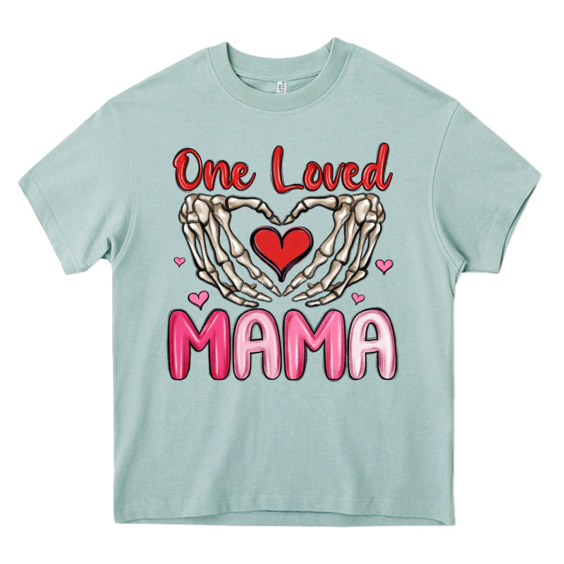 One Loved Mama Heavy Core Tee by MaliasSmallBusiness | Teevron