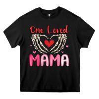 Black one loved mama Heavy Core Tee - MaliasSmallBusiness