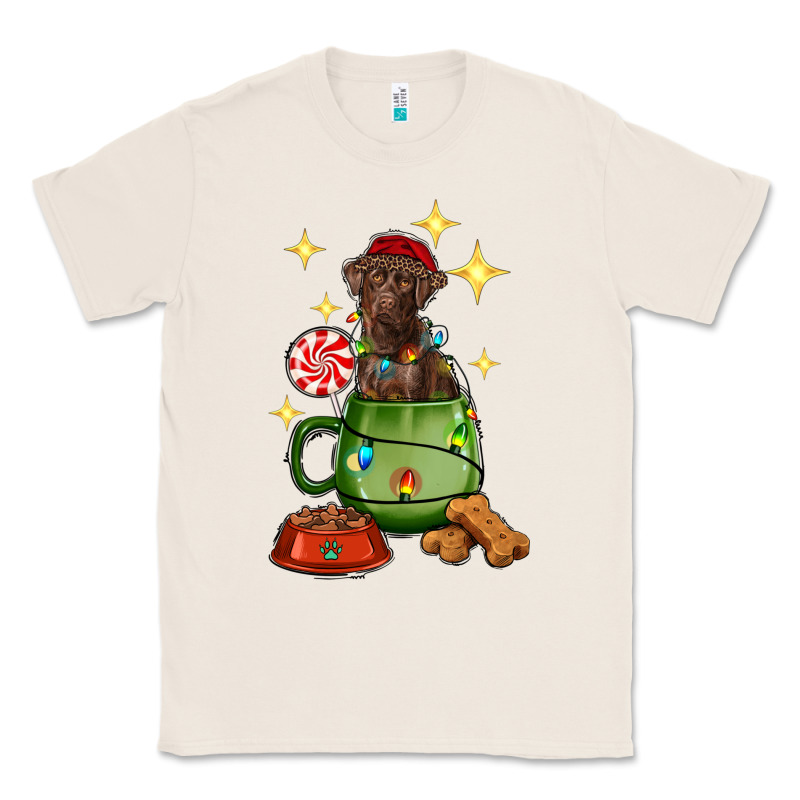 Christmas Coffee Cup With Labrador Classic Tee by RanaPortraitStore | Teevron
