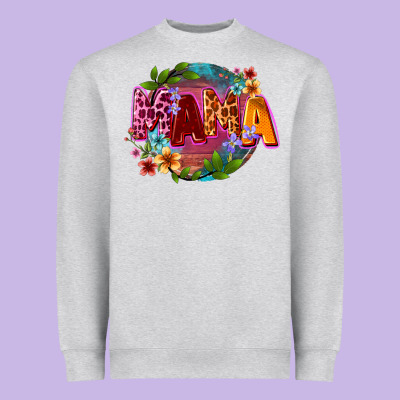 Mama Mother's Day Heavyweight Sweatshirt Designed By Cowgirlartshop