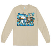 Mushroom Baby it's cold outside Long Sleeve Tee - RanaPortraitStore