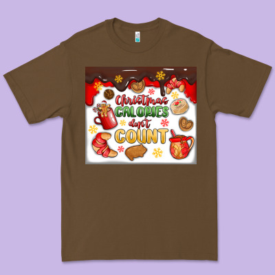 Christmas Calories Don't Count Premium Tee Designed By Maliassmallbusiness