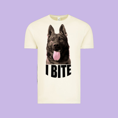 I Bite Vintage Tee Designed By Bettercallsaul