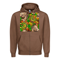 Chestnut St. Patrick's Day Horse With Horseshoes Seamless Zipper Hoodie - FaDigitalArtStudio