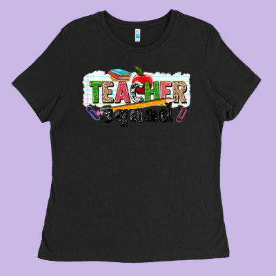 Teacher Squad Ladies Tee Designed By Nancycooperartshop