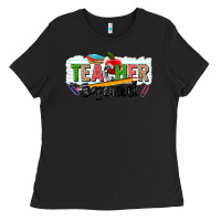 Black teacher squad Ladies Tee - NancyCooperArtShop
