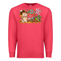 Cardinal Easter Howdy Peeps Bunny Premium Sweatshirt - CowhideDigitalArt