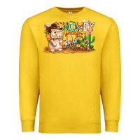 Lemon Easter Howdy Peeps Bunny Premium Sweatshirt - CowhideDigitalArt