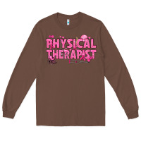 Chestnut breast cancer physical therapist Long Sleeve Tee - texasbilliewilder