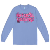 Colony Blue breast cancer physical therapist Long Sleeve Tee - texasbilliewilder