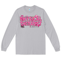 Moon Dust breast cancer physical therapist Long Sleeve Tee - texasbilliewilder