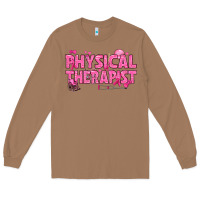 Toasted Coconut breast cancer physical therapist Long Sleeve Tee - texasbilliewilder