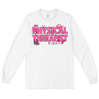 White breast cancer physical therapist Long Sleeve Tee - texasbilliewilder