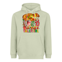Matcha Food Is My Valentine Heavyweight Hoodie - CowhideDigitalArt